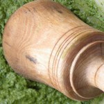 Pesto con il mortaio - cucina regionale